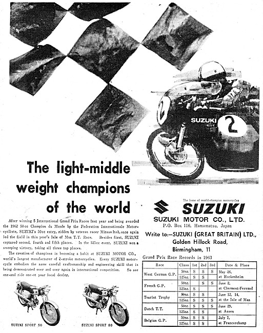 1963 Suzuki Sport 50                                             