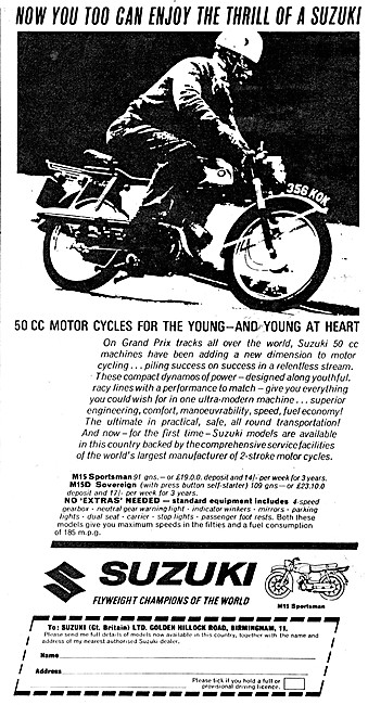 1964 Suzuki M15 Sportsman 50cc                                   