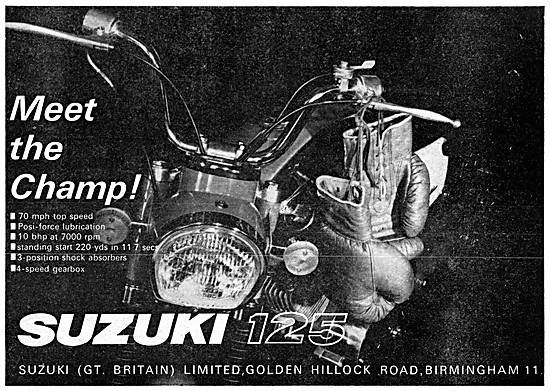 Suzuki 125 Motorcycle                                            