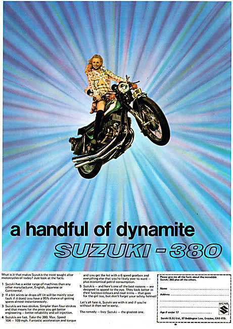 1972 Suzuki 380 Triple                                           
