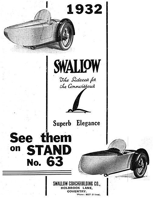 Swallow Sidecars                                                 