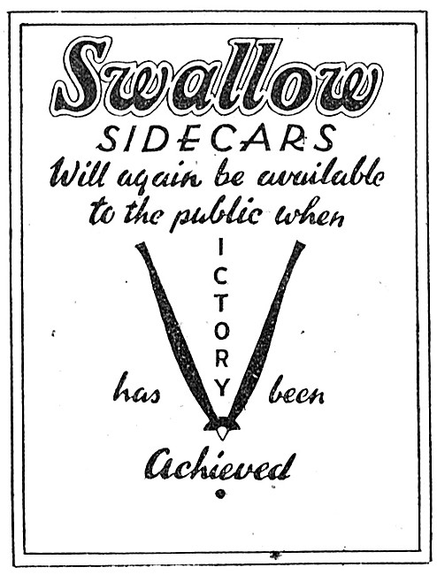 Swallow Sidecars 1943                                            