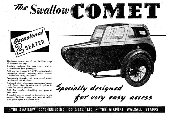 Swallow Comet Sidecar                                            
