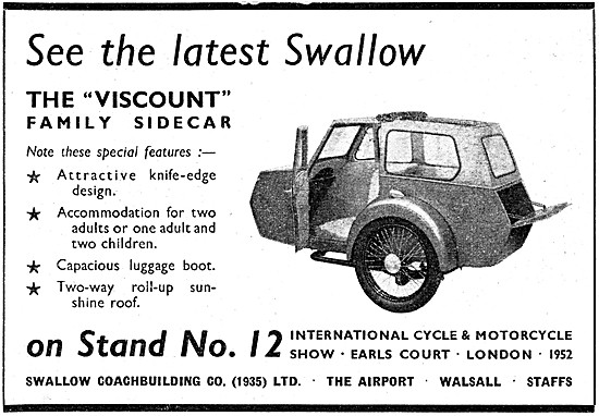 Swallow Viscount Sidecar                                         