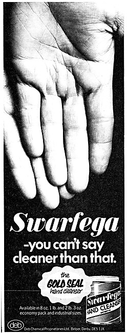 1975 Swarfega Gold Seal Hand Cleanser                            