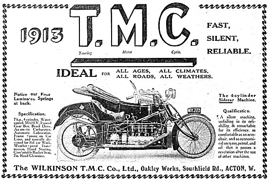 Wilkinson TMC Motorcycles - T.M.C. Motor Cycles                  
