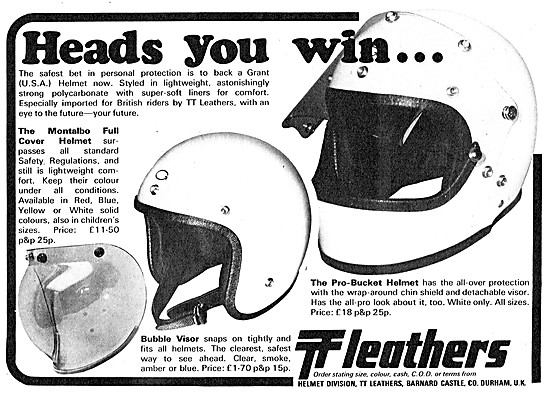 TT Leathers - TT Montalbo Helmets                                