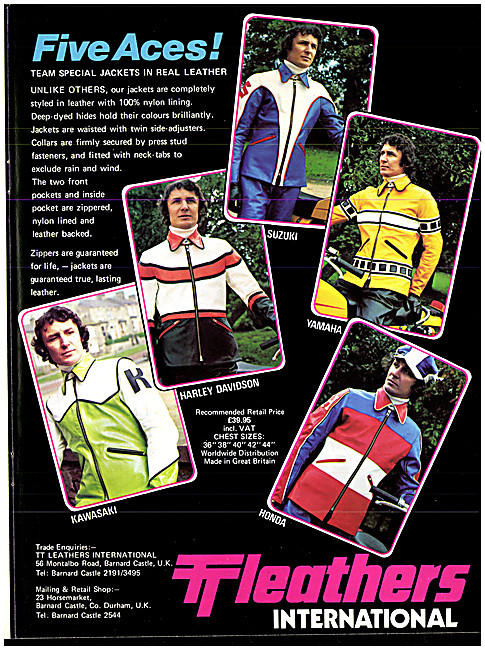 T.T. Motor Cycle Leathers                                        