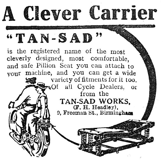 Tan-Sad Motor Cycle Luggage Carriers                             