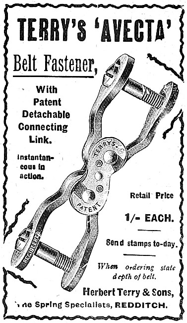 Terrys Avecta Belt Fastener - Terrys Belts                       