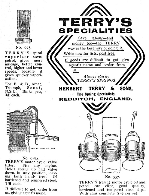 Terrys Motor Cycle Parts & Accessories - Terrys Specialities     