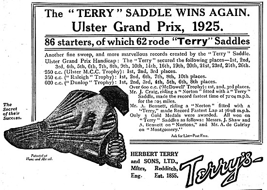 Terrys Spring Saddles                                            