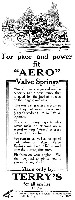 Terrys Valve Springs 1931                                        