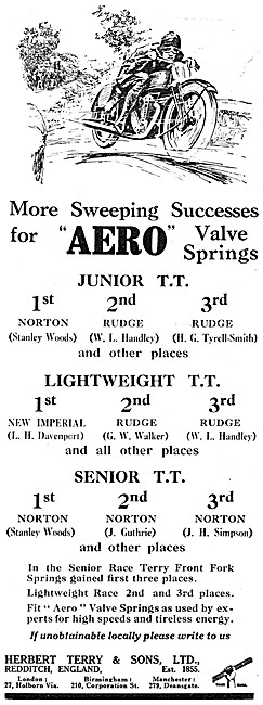 Terrys Aero Valve Springs                                        