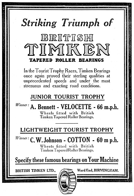 British Timken Bearings                                          