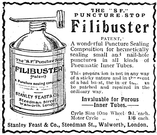 The SF Filibuster Puncture Stop Compound 1913                    