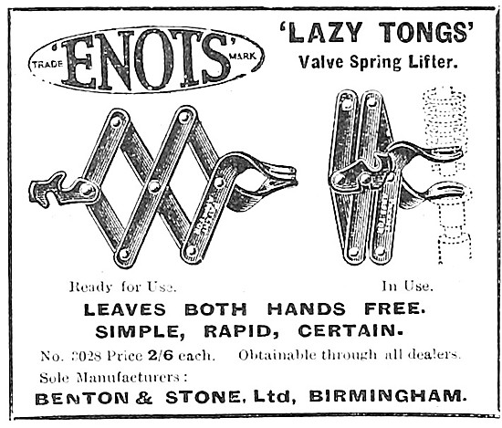 Benton & Stone  ENOTS Lazy Tongs 1914                            