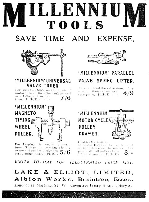 Lake & Elliot Millennium Tools                                   