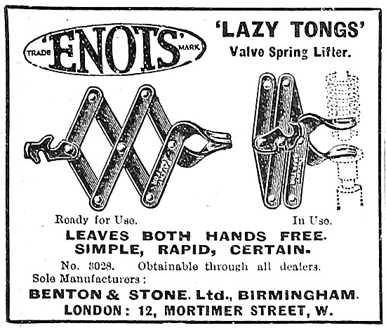 Enots Lazy Tongs Valve Spring Lifter                             