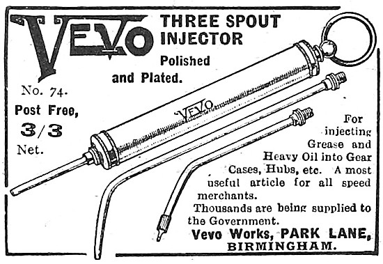 Vevo Three Spout Oil Injector 1917                               