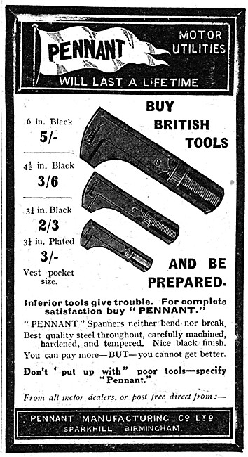 Pennant Spanners                                                 