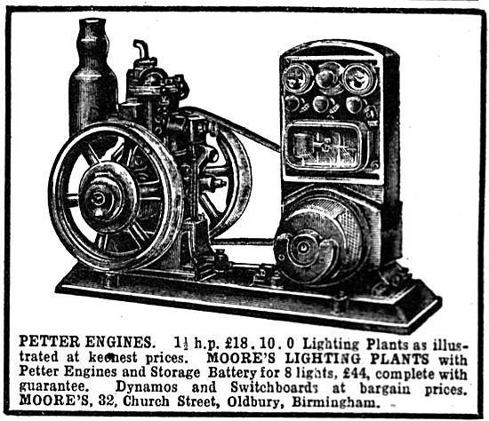 Petters Stationary Engines 1928                                  