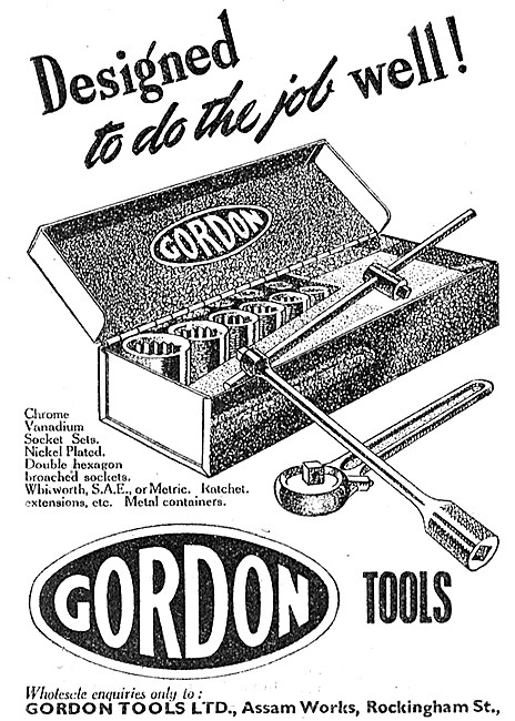 1947 Gordon Tools - Gordon Spanners                              