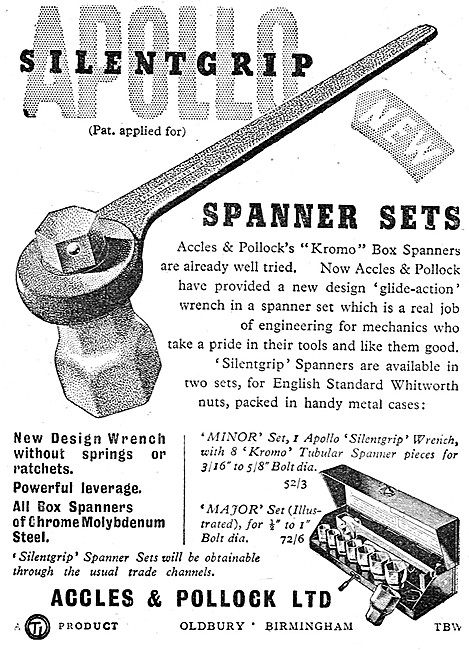 Accles & Pollock Spanner Sets                                    