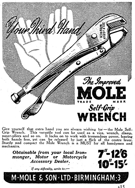 Mole Self-Grip Wrench                                            