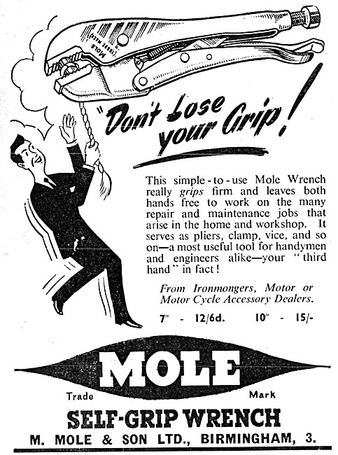 1955 Mole Self-Grip Wrench                                       