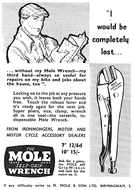 Mole Grips - Mole Self-Grip Wrench                               