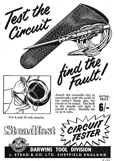 Darwins Steadfast Circuit Tester                                 