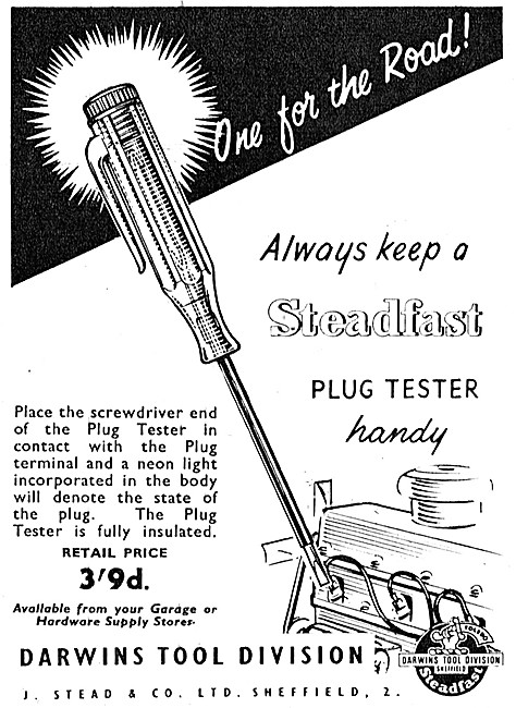 Darwins Steadfast Plug Tester                                    