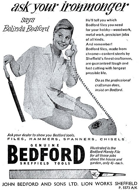 Bedford Sheffield Tools                                          