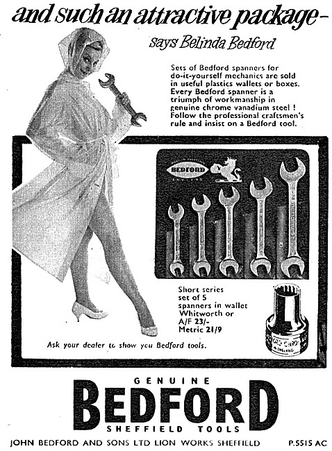 Bedford Sheffield Tools - Bedford Spanners                       