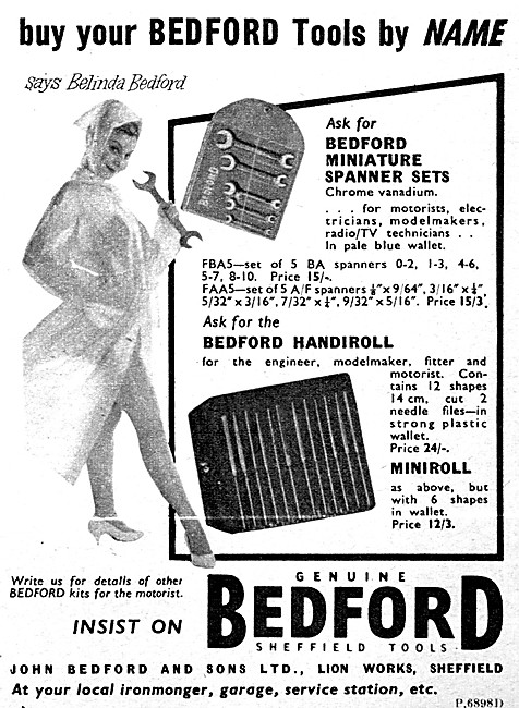 Bedford Tool Sets - Bedford Spanners                             