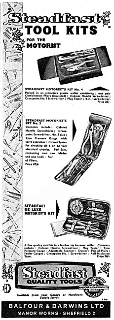 Balfour & Darwins Steadfast Tool Kits                            