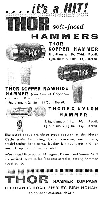 Thor Hammer - Thor Soft Faced Hammers                            