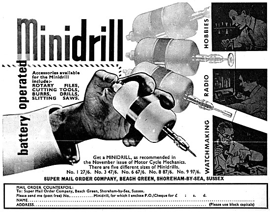 Battery Operated Minidrill 1965                                  