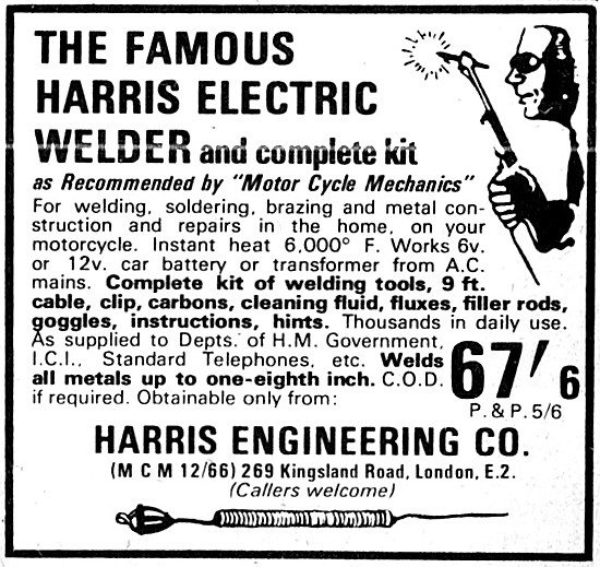 Harris Electric Welding Set                                      