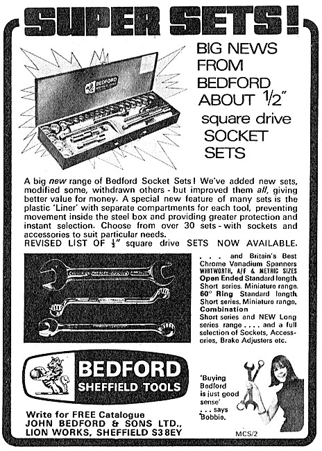 Bedford Tools - Bedford Spanners & Socket Sets                   