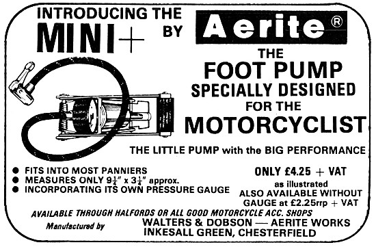 Aerite Mini Pump - Motor Cycle Foot Pump                         