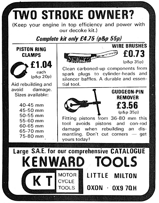 Kenward Tools 1976 Advert                                        