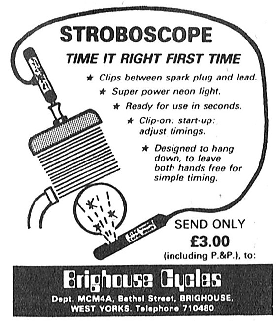 Brighouse Cycles Stroboscope                                     