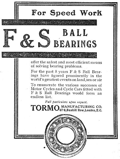Tormo Ball Bearings                                              