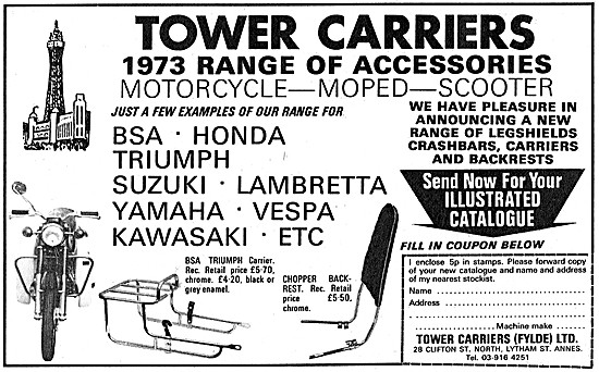 Tower Panniers & Luggage Accessories                             