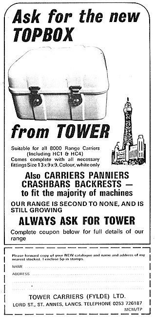 Tower Motorcycle Top Box                                         