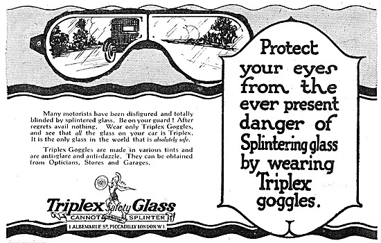 Triplex Safety Glass Goggles                                     