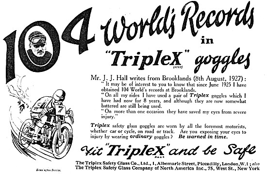 Triplex Goggles                                                  