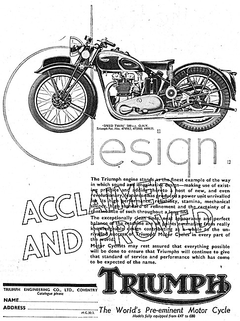 Triumph Speed Twin 500 cc                                        